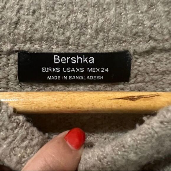 Bershka Thick tan sweater size XS - Picture 6 of 7